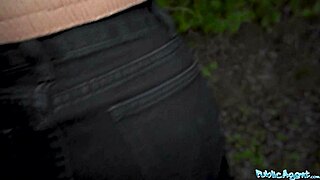 so megan love picks up stranger and rides his big cock doggystyle outdoors public style