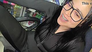 girl next door craves cock so bad, watch her slutty ass worship homemade