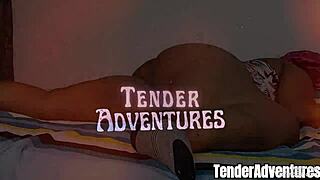 how deep can this big black cock balls pound mara exotic's tight ebony ass?