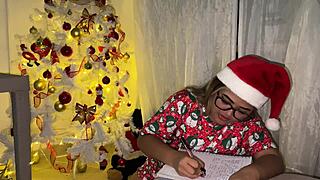 hey santa i want you to fuck me hard on christmas eve