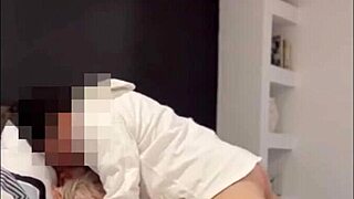 Skinny tinder slut rides and deepthroats cock nonstop swallowing all hot cum