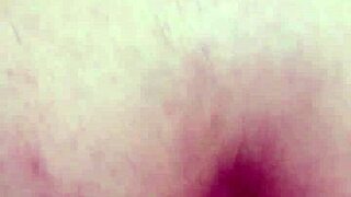 Pegging dude rides massive strapon anal dildo like a beast!