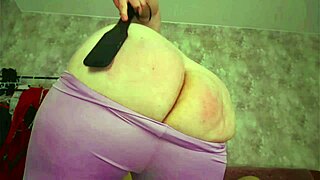 Spanked my bare ass 100 times!