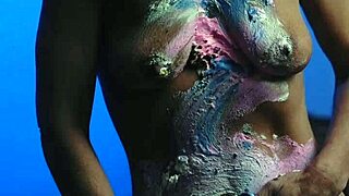 WILD MILF SMASHES BIRTHDAY CAKE ON HER TITS!