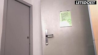 damn lya missy moans non-stop from that monster cock in the hostel room!