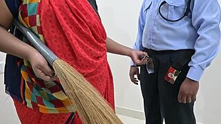 Maid's Secret Handjob Leaves Security Begging for More Release