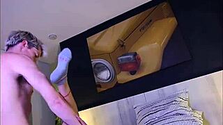 Latina amateur MMF threesome POV cumshot