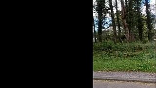 horny housewife strokes cock publicly at layby car craving van guys eyes