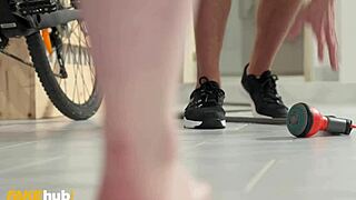 WOW! Thick Blonde PAWG's Big Ass Thighs Get Creampie Orgasm!