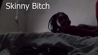 He pounded my skinny legs with his muscular black african cock on hidden cam, full domination movie now