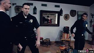 Cops watch stepdaughter fucked hard