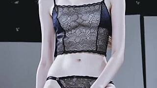 AI Girls Strut Lingerie and Bare Feet at Sexy Show!