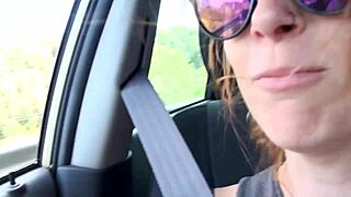 me and my girl couldn't hold back we just started sucking and fucking wild on camera deep in the forest lustery style