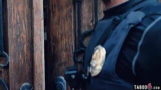 Cops watch stepdaughter fucked hard