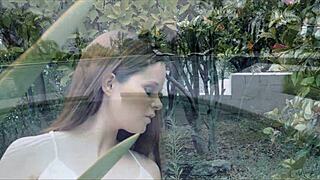 Jenna J Ross Squeezes Nipples Cumming On Her Wet Fingers