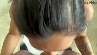 that gorgeous petite latina 18+ gets facefucked hard pukes then rides puke-covered cock rough