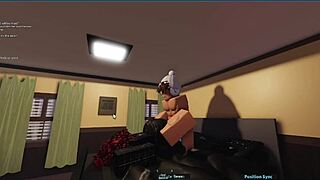 Step mommy's pussy grips step son's monster cock during spiderman flick