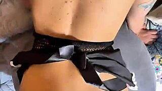 chilean couple cleans then anal fucks in sheer outfits full amateur video