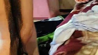 check out this latina's huge ass taking monster bbc while hubby's watching nearby.