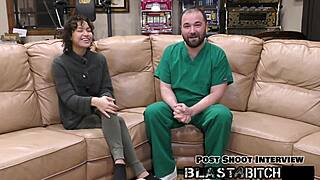 Tears of joy as Brooklyn Rossi Sucks Cock, Gets Fucked Doggy and Blasted with Cum Load