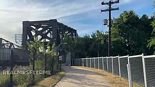 Monster bbc rips clothes bends wet pussy over memphis river doggystyle