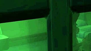 inmate spies on ebony co deepthroating young inmate's dick voyeur caught lucky dwarf watching old young action