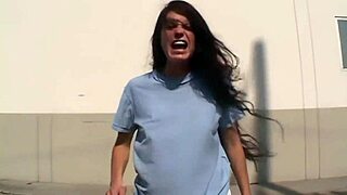 Brunette Slut Takes Double Penetration in Fishnets and Heels!