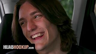 Stranded Muslim Cutie Repays American Stud With Her Tight Pussy? 