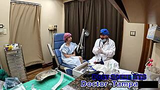 Dr Tampa And Ditria Rose In Latex Gloves Nurse Patient Roleplay