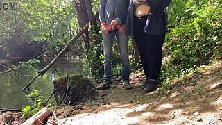 ever wonder how a mature mother-in-law gives an amazing handjob to her horny son-in-law?