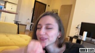 college art student pussy gets fucked raw in fun session