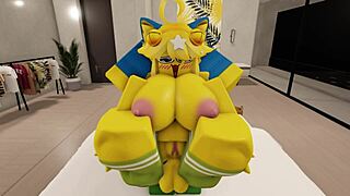 furry couple explores anal in modern roblox house