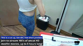 dr tampa drills petite tattooed ava siren in latex hospital fetish