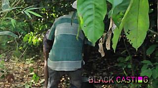 local african teens get caught fucking hard outdoors in the bush drama