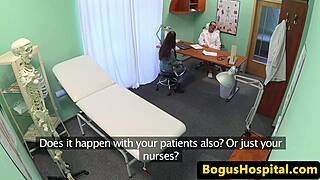 Real Hidden Cam Captures Doctor Fucking Hot Patient in Hospital Exam Room