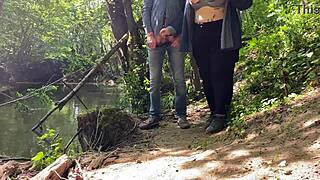 ever wonder how a mature mother-in-law gives an amazing handjob to her horny son-in-law?