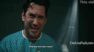 Demon fucks nurse bent over squirting milk in mouth