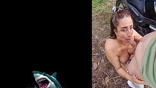 colombian milf pays hotel bill with raw public sex no condom creampie 