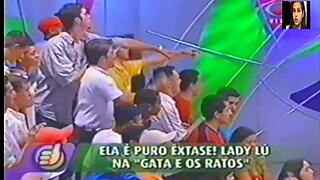 lady lu does super positive striptease undressing her brazilian curves