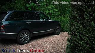 British nurse oils patient up for deep handjob cumshot in stockings 😘💦🔥