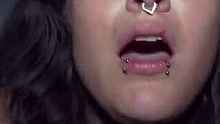 Blue-Eyed Brunette's Tight Pussy Monster Cock Fucked Non-Stop Hotel