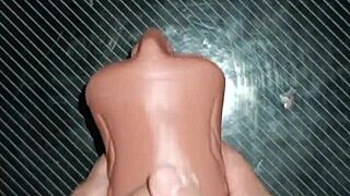 Lipsy GOES HARD with intense ANAL DILDO fuck then SUCKS toy from ass to mouth CLOSE-UP