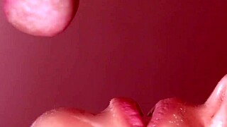 asian babe begs for hot facial cumshot closeup