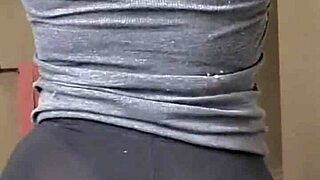 Curvy latina teen fills out her tight leggings perfectly