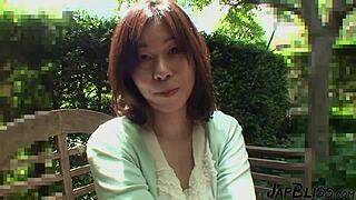 Mature Japanese slut hairy tits creampie banged group style in Osaka