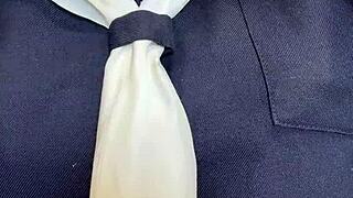 Chu-bo, your seifuku ass stuffed with sexy lingerie anal plug?