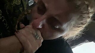 wtf, ticket guy makes me deepthroat his cock on bus?