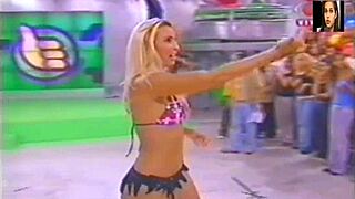 lady lu does super positive striptease undressing her brazilian curves