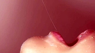 asian babe begs for hot facial cumshot closeup