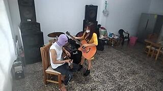 My Best Friend Secretly Masturbates as Perverted Urge Takes Over Music Room